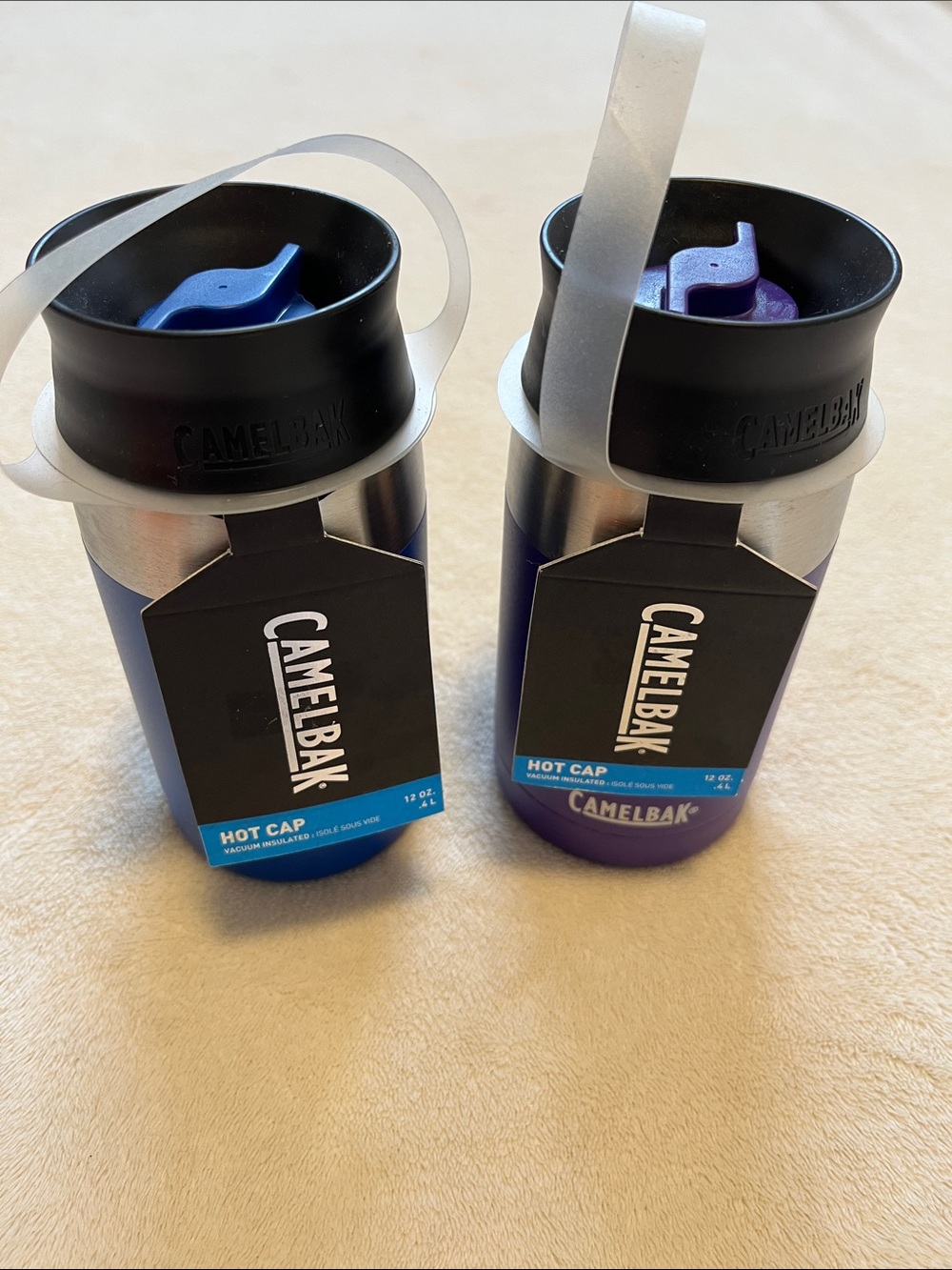 Camelbak | Set of New 12 Oz. Insulated Canteens with Hot Caps